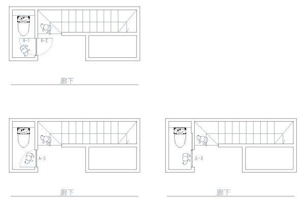 ドアと間取りと開き方 住宅と建築と設計の話